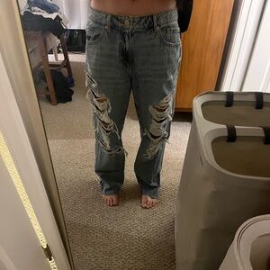 Garage denim slouchy jeans